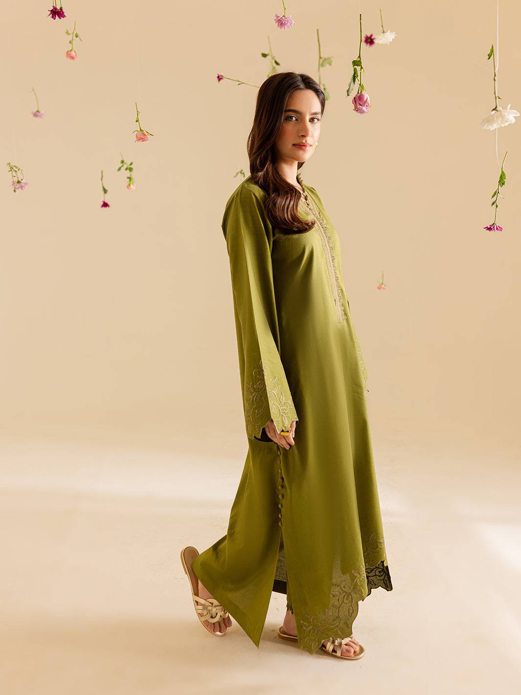 Mahnur | Petal Whispers Lawn Pret | Verdant by Maria Faisal - Registered Vendor of : Mahnur - type : Ladies Clothes - 100% original wedding dresses