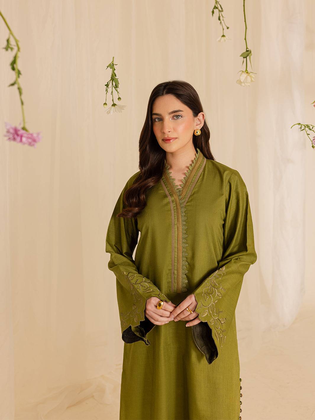 Mahnur | Petal Whispers Lawn Pret | Verdant by Maria Faisal - Registered Vendor of : Mahnur - type : Ladies Clothes - 100% original wedding dresses