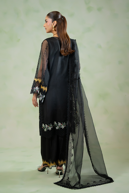 Saad Shaikh | Cutwork 26 | Veya - Luxury Dress - available at Maria Faisal in UK and USA.