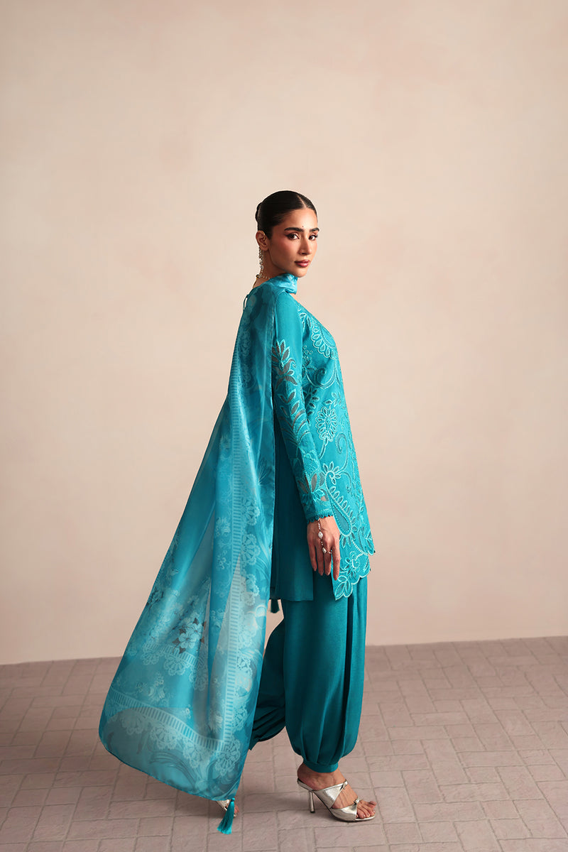Saira Rizwan | Lael Silk Edit 26 | VIRELLE-SRLC26-06 - Luxury Dress - available at Maria Faisal in UK and USA.