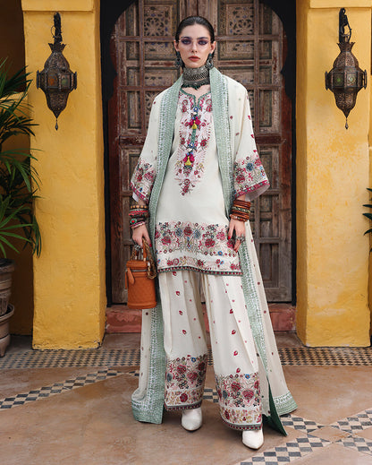 Mushq | Nuvera Rawsilk | Vivienne Rose - Luxury Dress - available at Maria Faisal in UK and USA.