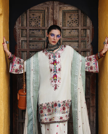Mushq | Nuvera Rawsilk | Vivienne Rose - Luxury Dress - available at Maria Faisal in UK and USA.