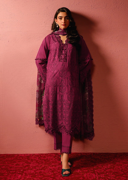 Al Karam | Schiffli Capsule | RTS | SHIRT, TROUSER & DUPATTA 1 - Ladies Clothes - Maria Faisal