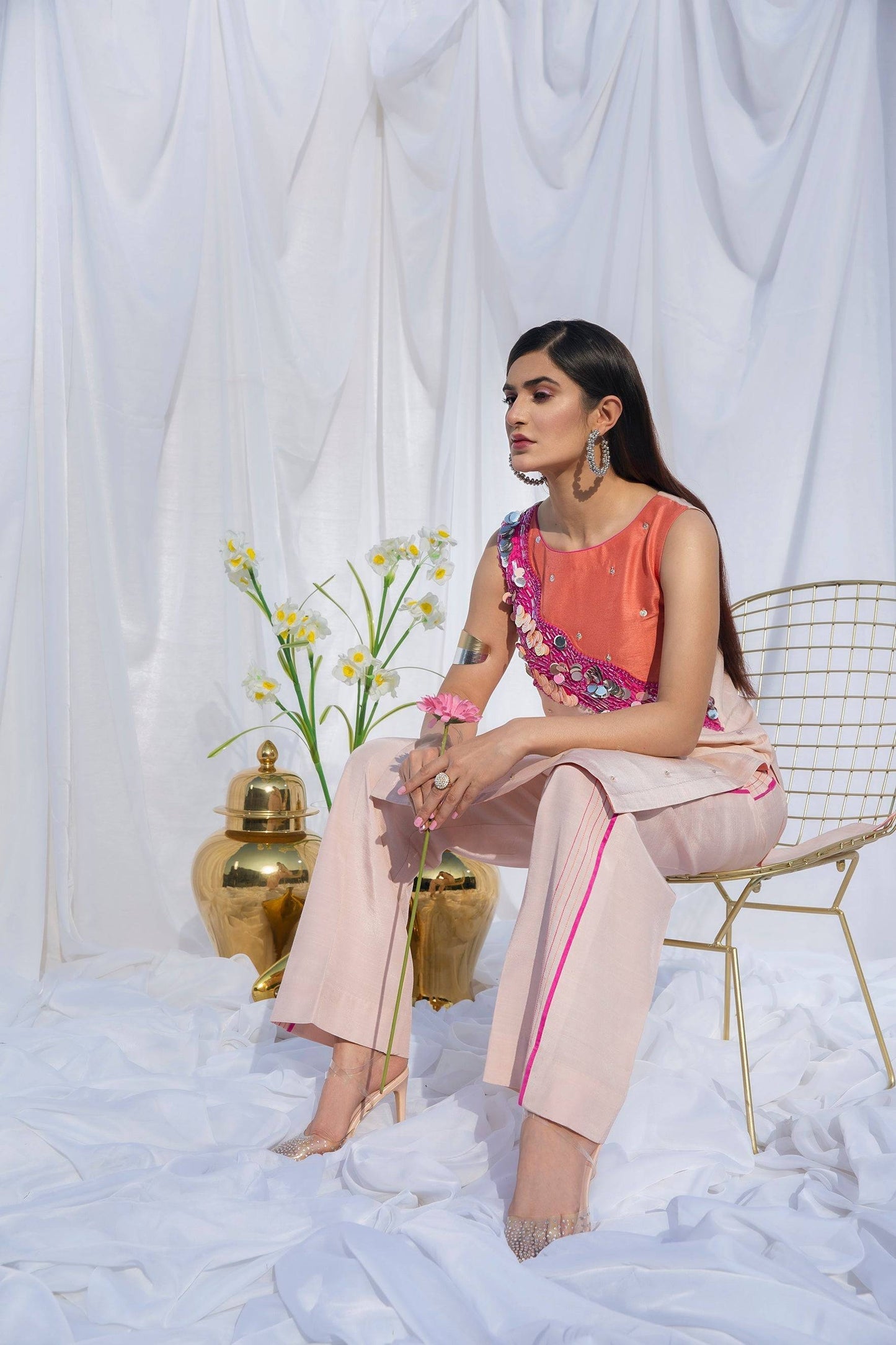 Hana | Viridity Ready to Wear | Carnation-VRT-003 by Maria Faisal - Registered Vendor of : Hana - type : Ladies Clothes - 100% original wedding dresses