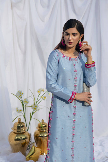 Hana | Viridity Ready to Wear | Carolina-VRT-006 by Maria Faisal - Registered Vendor of : Hana - type : Ladies Clothes - 100% original wedding dresses