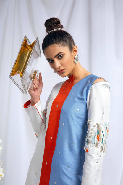 Hana | Viridity Ready to Wear | Marlin -VRT-012 by Maria Faisal - Registered Vendor of : Hana - type : Ladies Clothes - 100% original wedding dresses