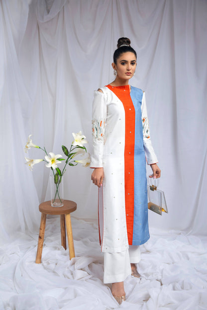 Hana | Viridity Ready to Wear | Marlin -VRT-012 by Maria Faisal - Registered Vendor of : Hana - type : Ladies Clothes - 100% original wedding dresses