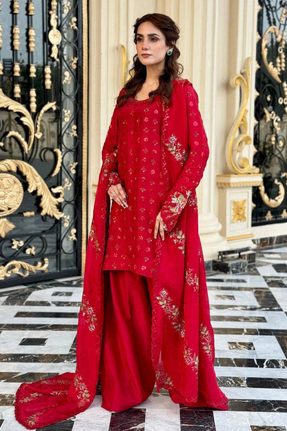Mina Kashif | Loona Lawn 25 | Ruby by Maria Faisal - Registered Vendor of : Mina Kashif - type : Ladies Clothes - 100% original wedding dresses