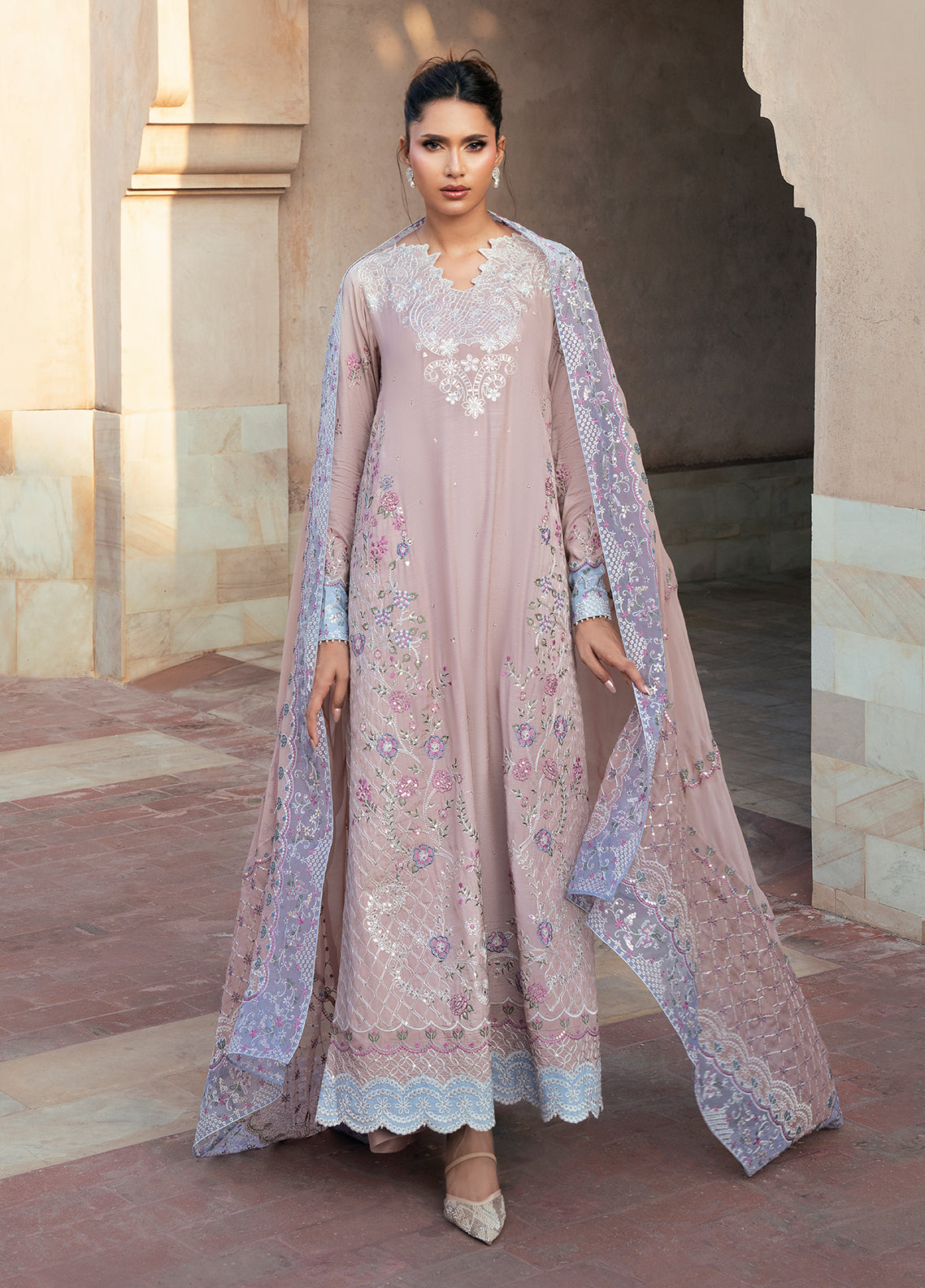 Sahane | Rusukh Premium Formals 26 | FU6602 Abroo - RUSUKH - Formal Dress - available at Maria Faisal in UK and USA.