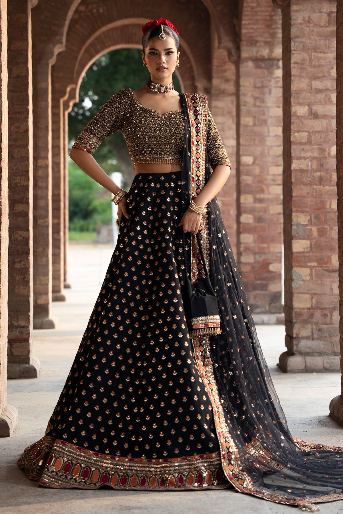 Mina Kashif | Virsa Wedding Formals | Fizza - Wedding Dress - available at Maria Faisal in UK and USA.