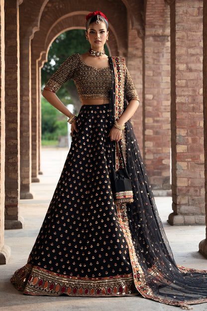 Mina Kashif | Virsa Wedding Formals | Fizza - Wedding Dress - available at Maria Faisal in UK and USA.