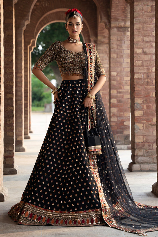 Mina Kashif | Virsa Wedding Formals | Fizza - Wedding Dress - available at Maria Faisal in UK and USA.
