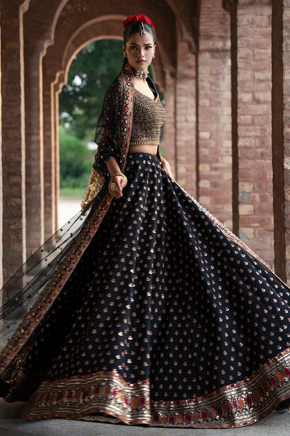 Mina Kashif | Virsa Wedding Formals | Fizza - Wedding Dress - available at Maria Faisal in UK and USA.