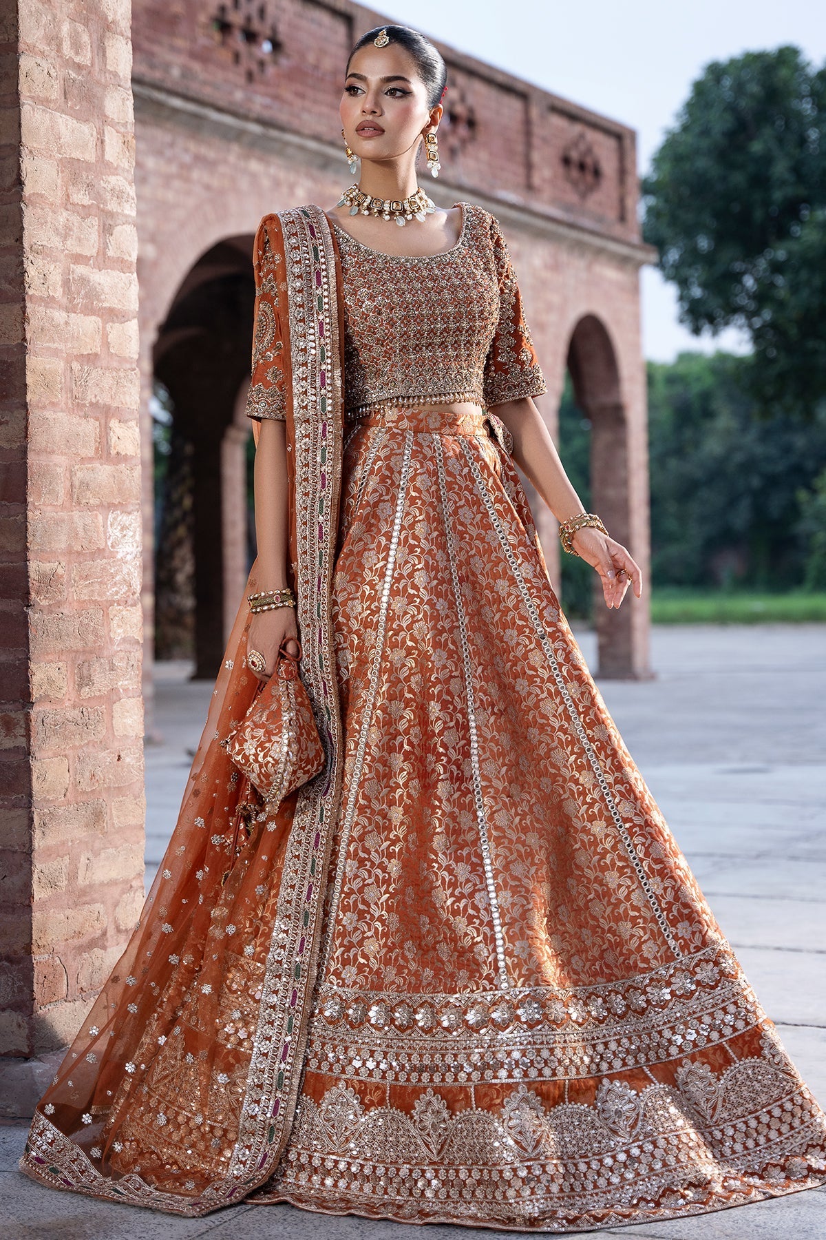 Mina Kashif | Virsa Wedding Formals | Jiya - Wedding Dress - available at Maria Faisal in UK and USA.