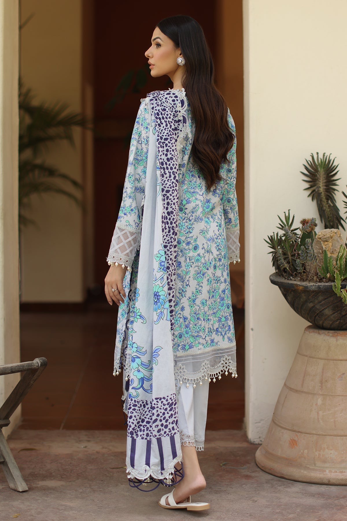 Charizma | Range Lawn | RN6-03 - Luxury Dress - available at Maria Faisal in UK and USA.