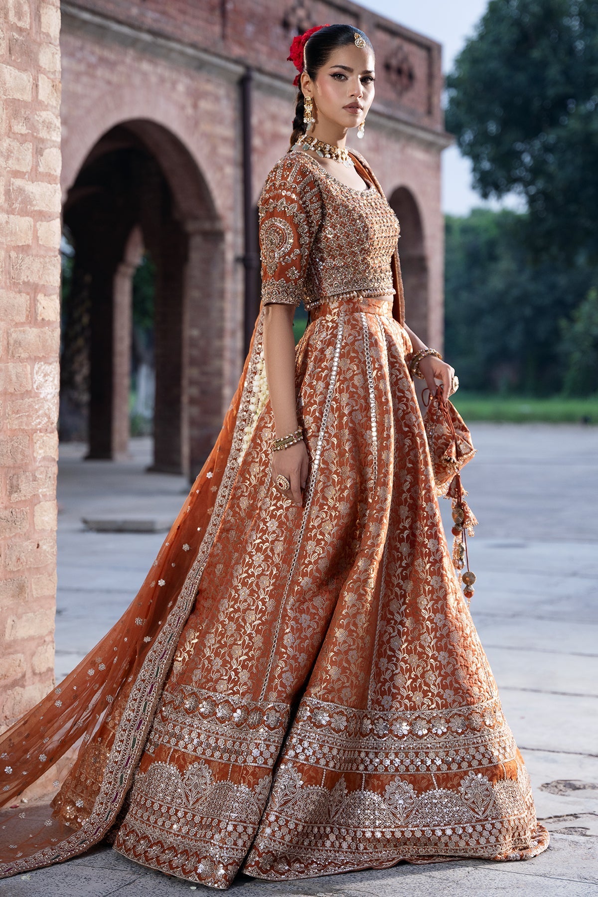 Mina Kashif | Virsa Wedding Formals | Jiya - Wedding Dress - available at Maria Faisal in UK and USA.