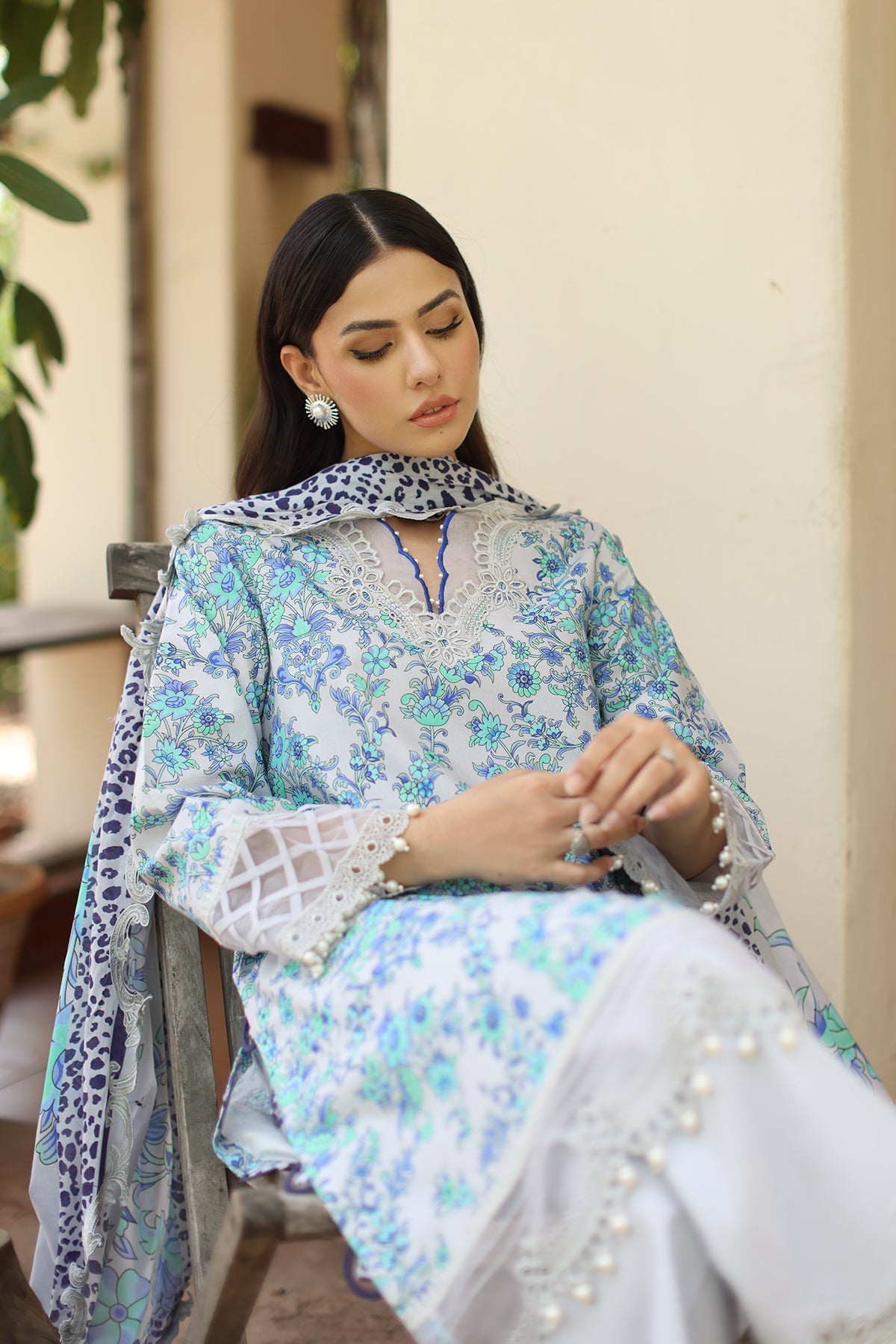 Charizma | Range Lawn | RN6-03 - Luxury Dress - available at Maria Faisal in UK and USA.