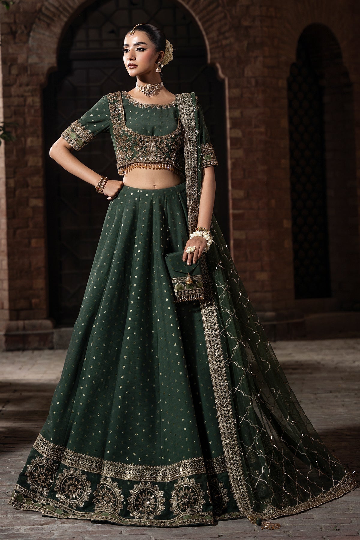 Mina Kashif | Virsa Wedding Formals | Rang Jah - Wedding Dress - available at Maria Faisal in UK and USA.