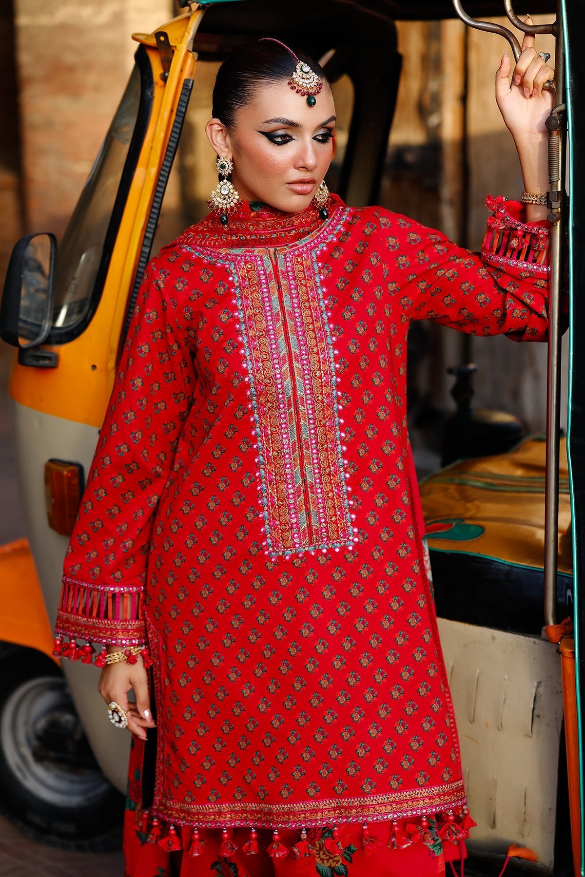 Charizma | Chunnri Collection | CH6-03 - Luxury Dress - available at Maria Faisal in UK and USA.