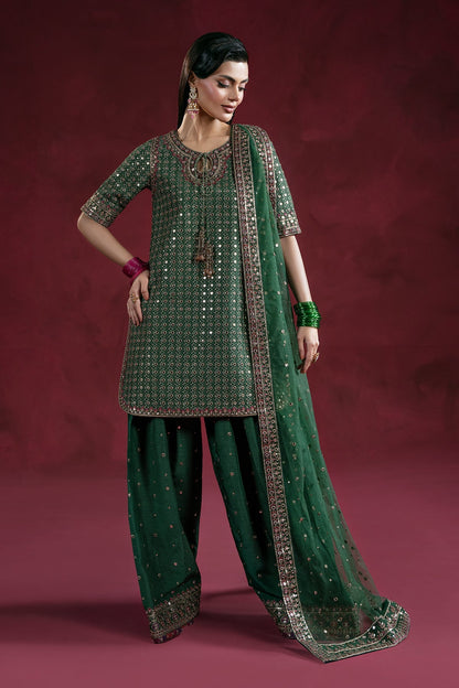 Charizma | Festive Pret  | CMA-6-238 - Dress - available at Maria Faisal in UK and USA.