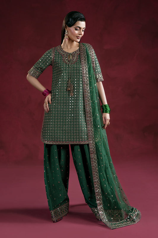 Charizma | Festive Pret  | CMA-6-238 - Dress - available at Maria Faisal in UK and USA.