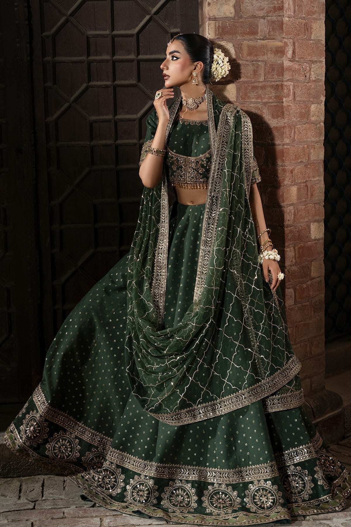 Mina Kashif | Virsa Wedding Formals | Rang Jah - Wedding Dress - available at Maria Faisal in UK and USA.