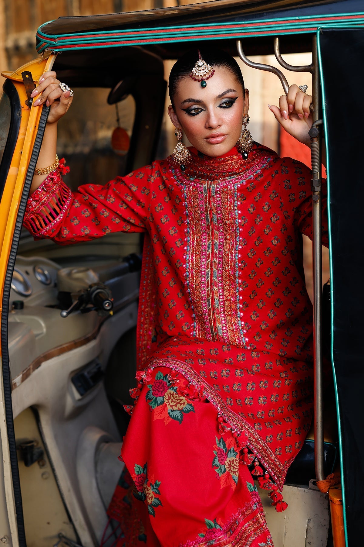 Charizma | Chunnri Collection | CH6-03 - Luxury Dress - available at Maria Faisal in UK and USA.