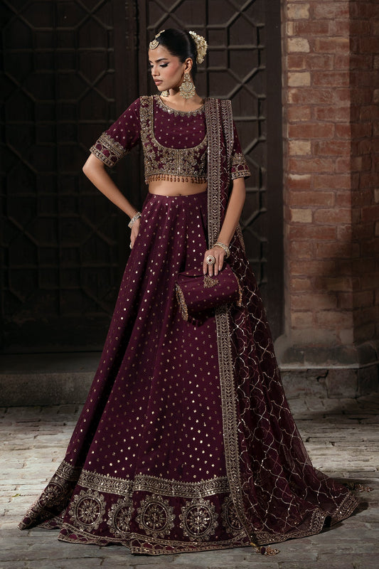 Mina Kashif | Virsa Wedding Formals | Mah Gul - Wedding Dress - available at Maria Faisal in UK and USA.