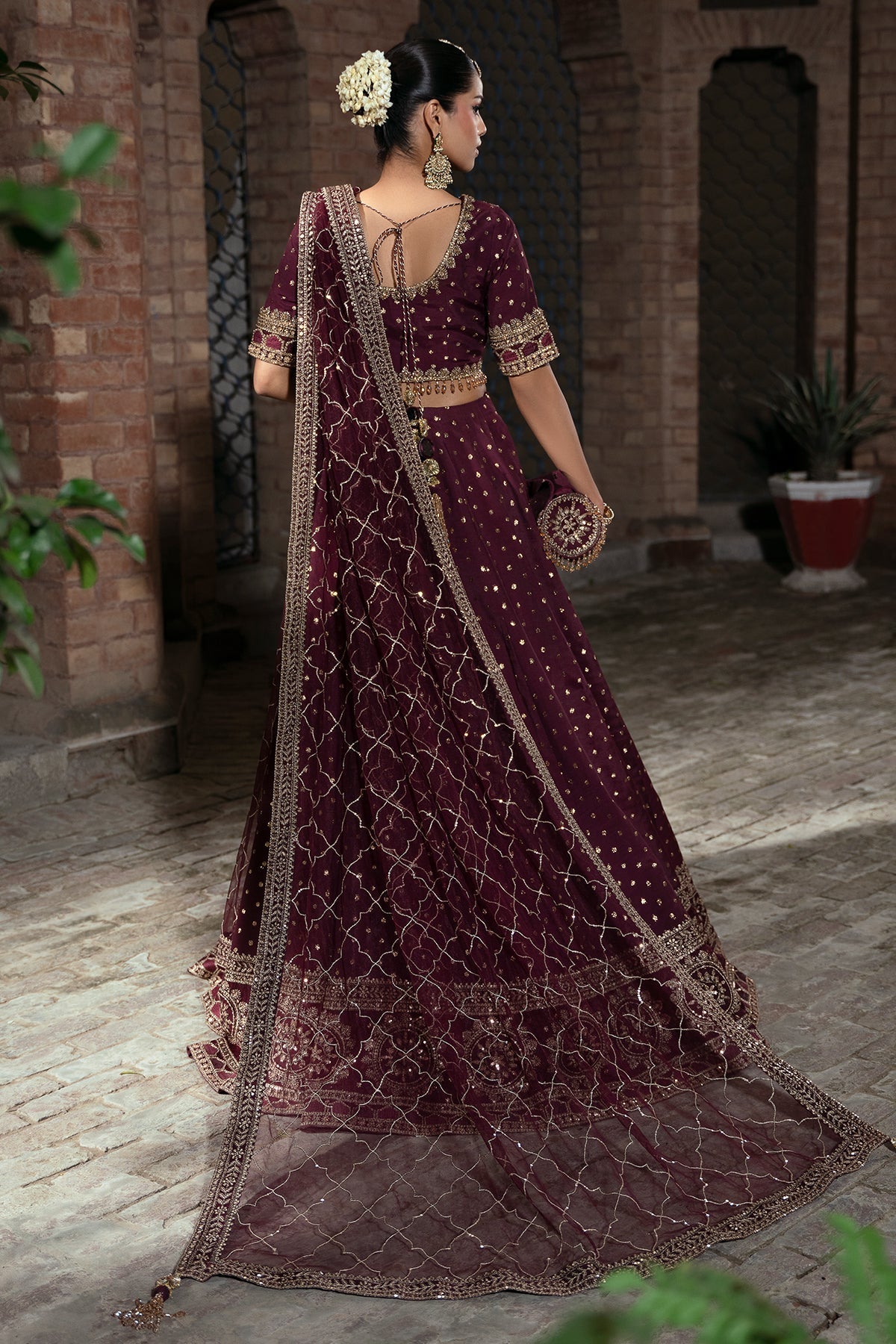 Mina Kashif | Virsa Wedding Formals | Mah Gul - Wedding Dress - available at Maria Faisal in UK and USA.