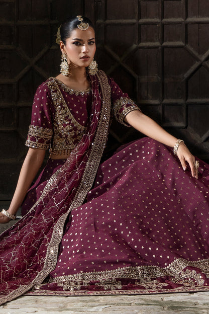 Mina Kashif | Virsa Wedding Formals | Mah Gul - Wedding Dress - available at Maria Faisal in UK and USA.