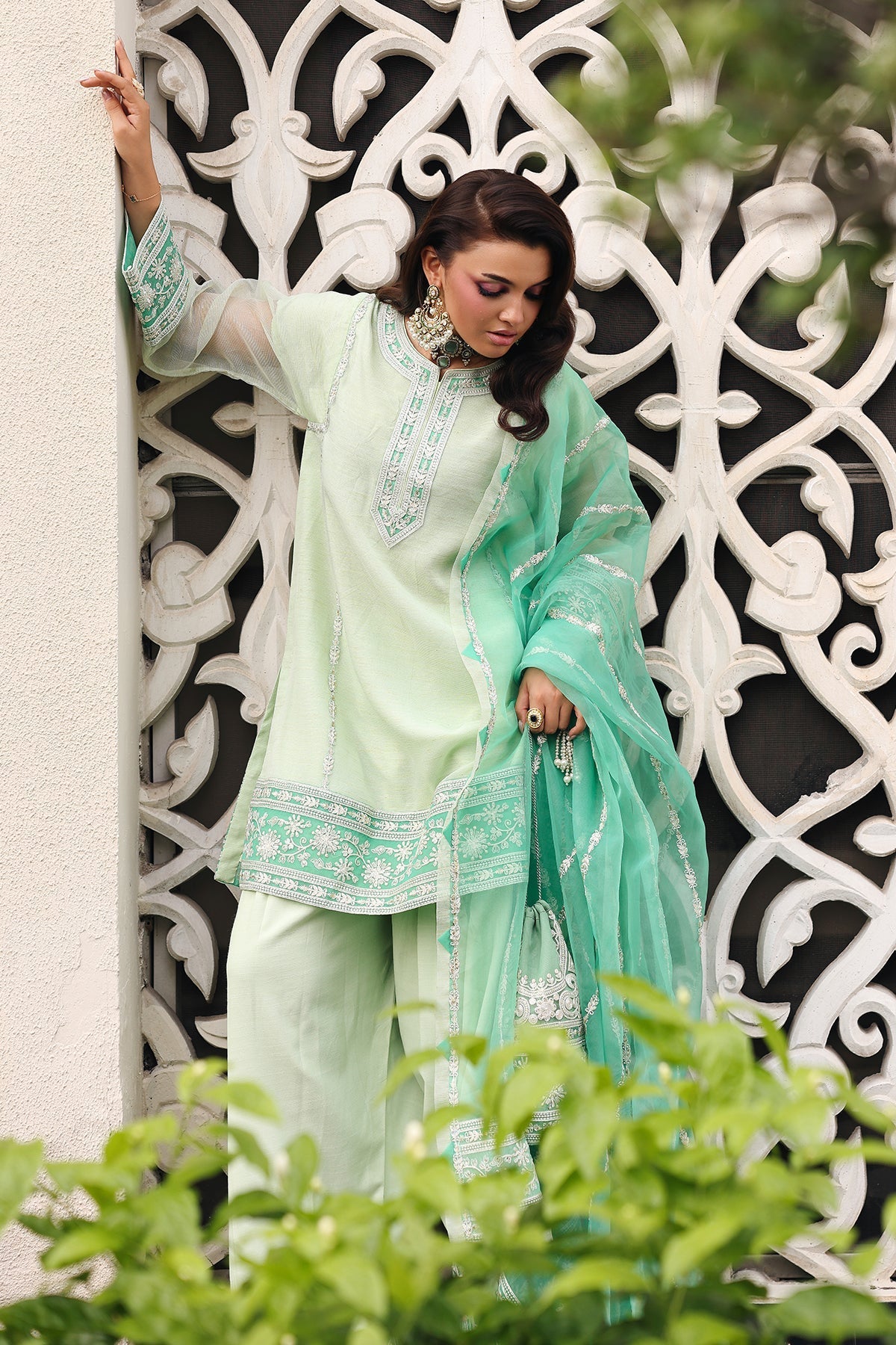 Charizma | Festive Pret  | CMA-5-234 - Dress - available at Maria Faisal in UK and USA.