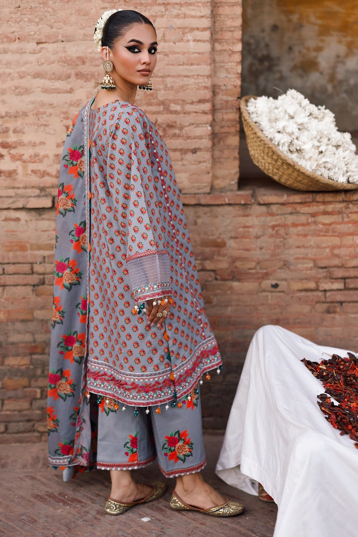 Charizma | Chunnri Collection | CH6-04 - Luxury Dress - available at Maria Faisal in UK and USA.