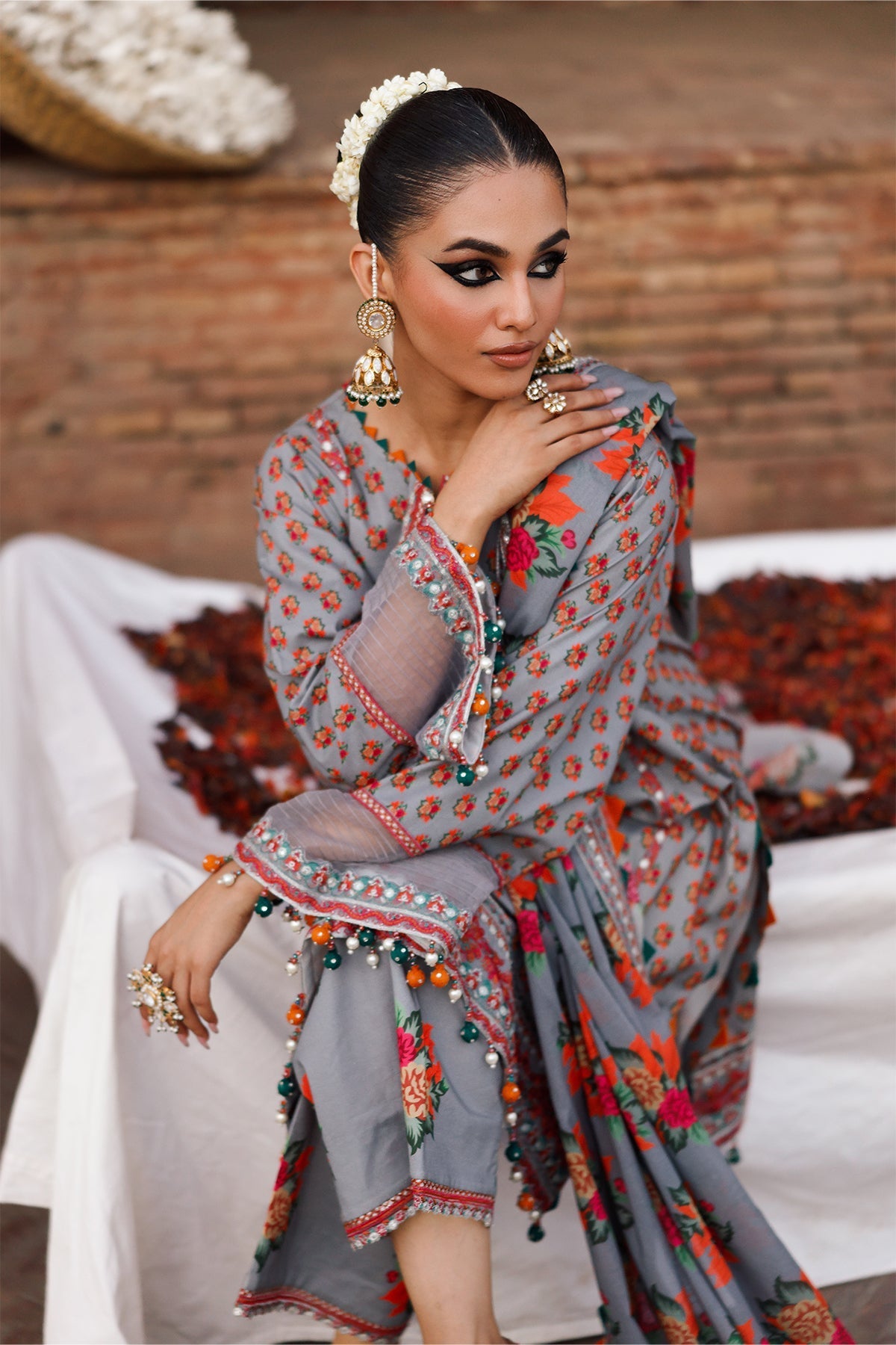 Charizma | Chunnri Collection | CH6-04 - Luxury Dress - available at Maria Faisal in UK and USA.