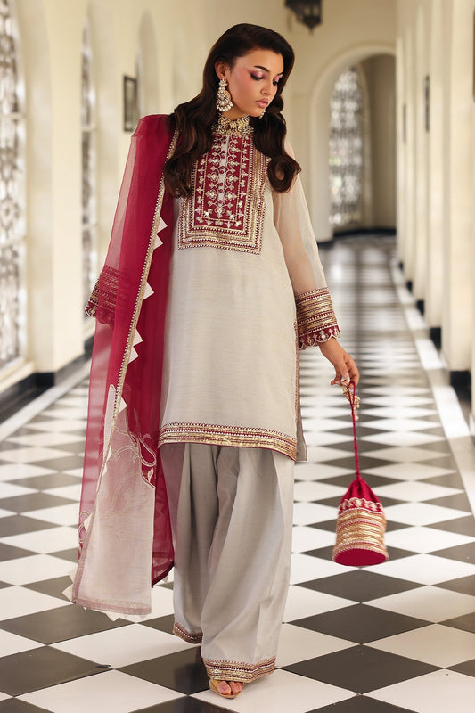 Charizma | Festive Pret  | CMA-5-233 - Dress - available at Maria Faisal in UK and USA.