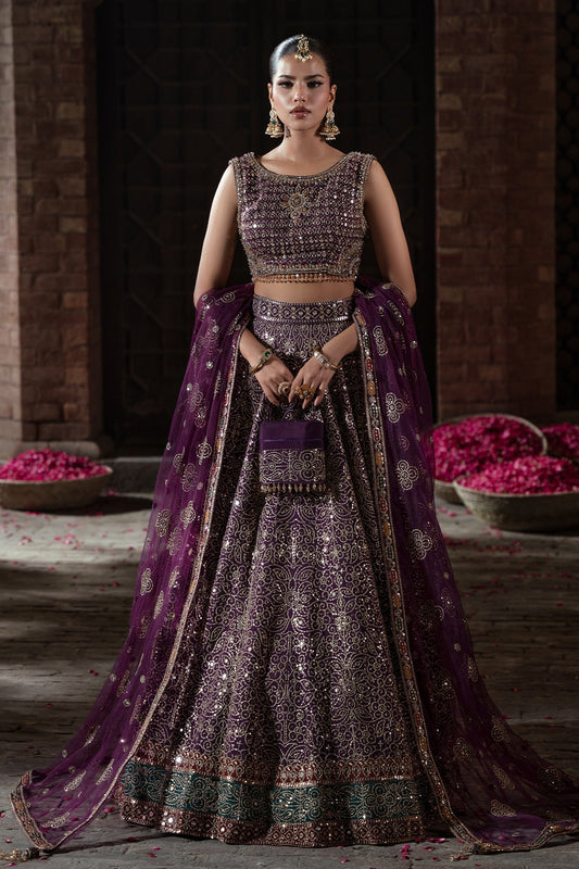 Mina Kashif | Virsa Wedding Formals | Zaree - Wedding Dress - available at Maria Faisal in UK and USA.