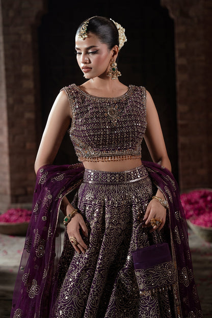 Mina Kashif | Virsa Wedding Formals | Zaree - Wedding Dress - available at Maria Faisal in UK and USA.