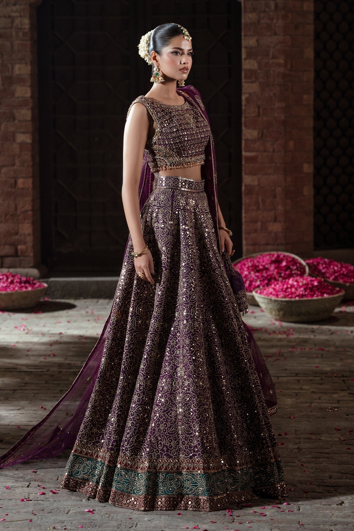 Mina Kashif | Virsa Wedding Formals | Zaree - Wedding Dress - available at Maria Faisal in UK and USA.