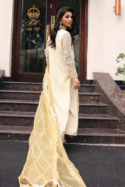 Charizma | Festive Pret  | CMA-5-240 - Dress - available at Maria Faisal in UK and USA.