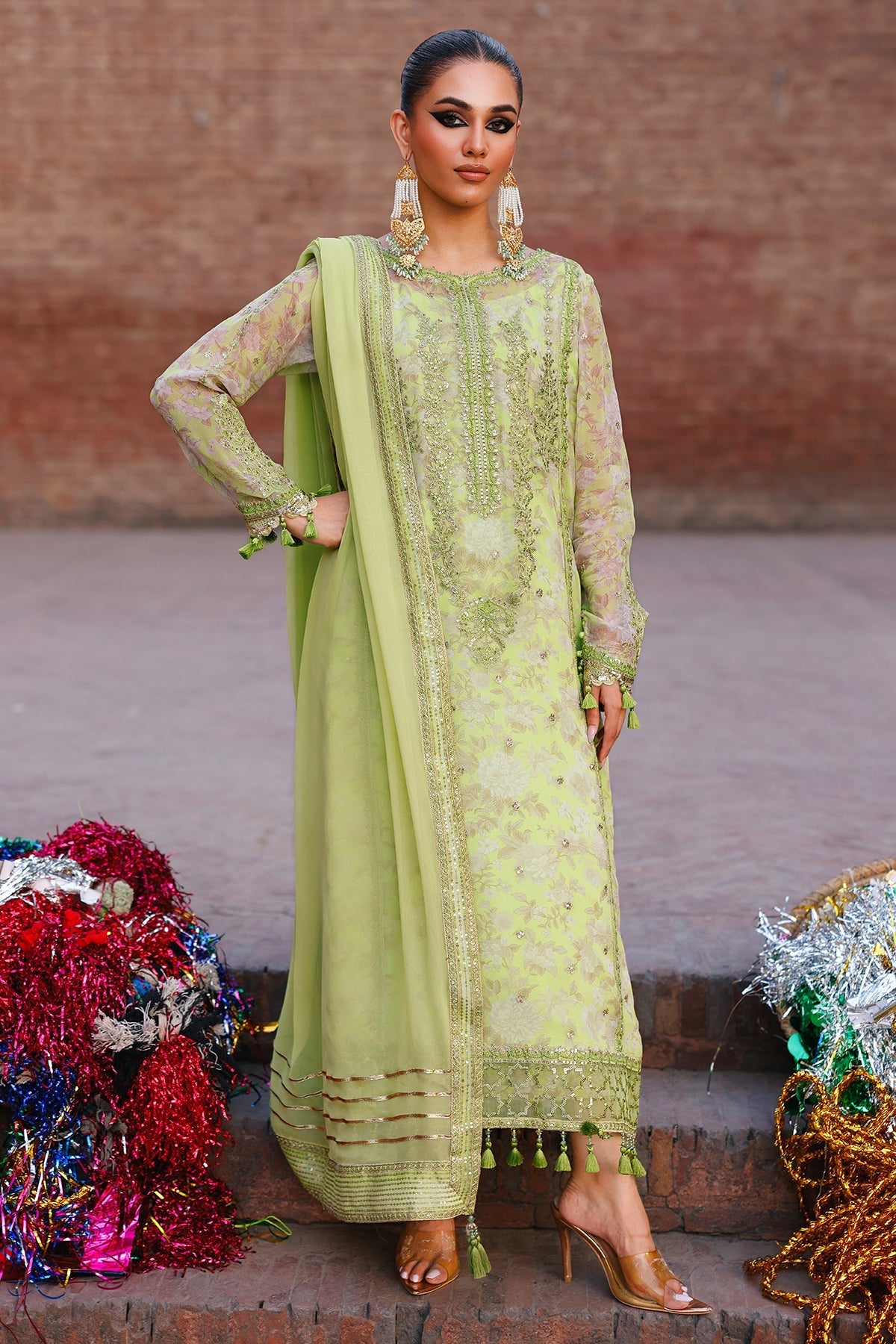 Charizma | Vasal Chiffon | VSL25-18 - Ladies Clothes - Maria Faisal