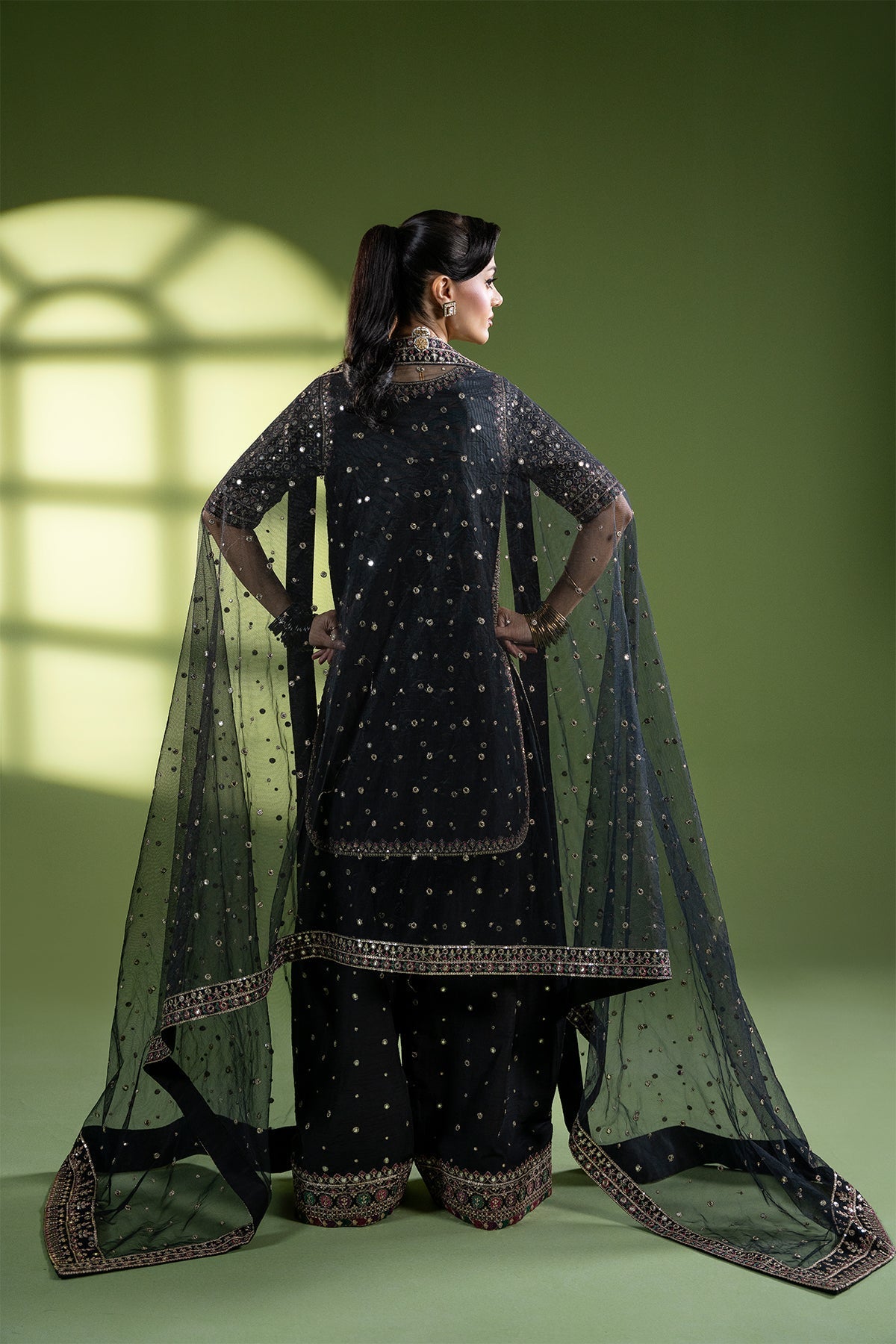 Charizma | Festive Pret  | CMA-6-237 - Dress - available at Maria Faisal in UK and USA.
