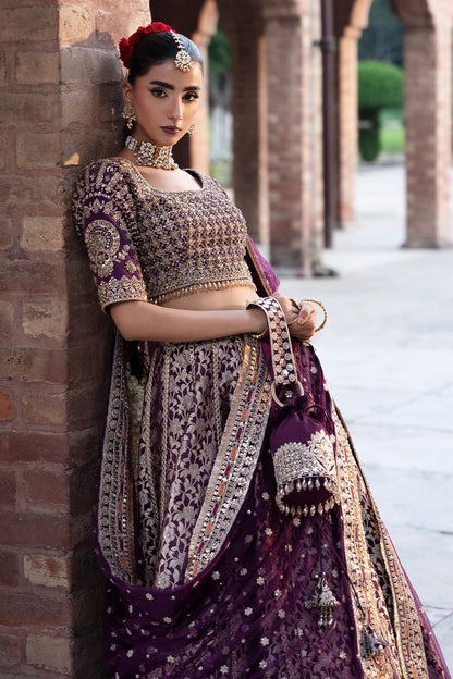 Mina Kashif | Virsa Wedding Formals | Meeram - Wedding Dress - available at Maria Faisal in UK and USA.