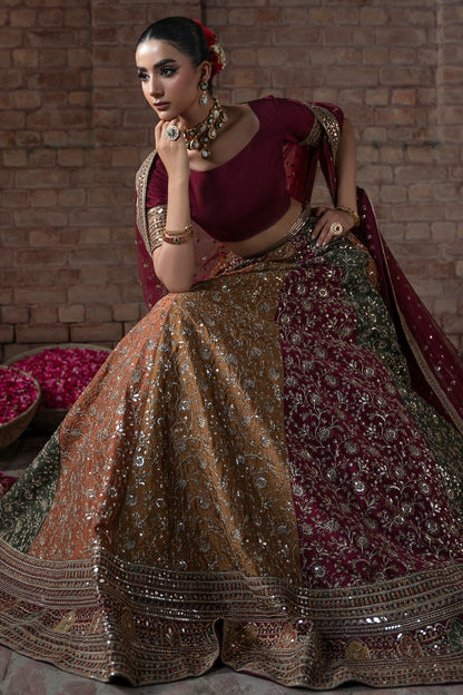 Mina Kashif | Virsa Wedding Formals | Zah-e-naseeb - Wedding Dress - available at Maria Faisal in UK and USA.