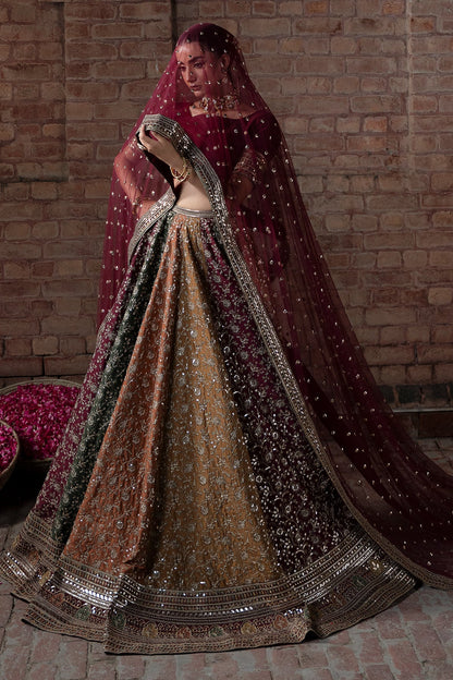 Mina Kashif | Virsa Wedding Formals | Zah-e-naseeb - Wedding Dress - available at Maria Faisal in UK and USA.