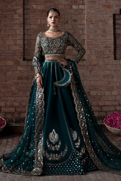 Mina Kashif | Virsa Wedding Formals | Fabiha - Wedding Dress - available at Maria Faisal in UK and USA.
