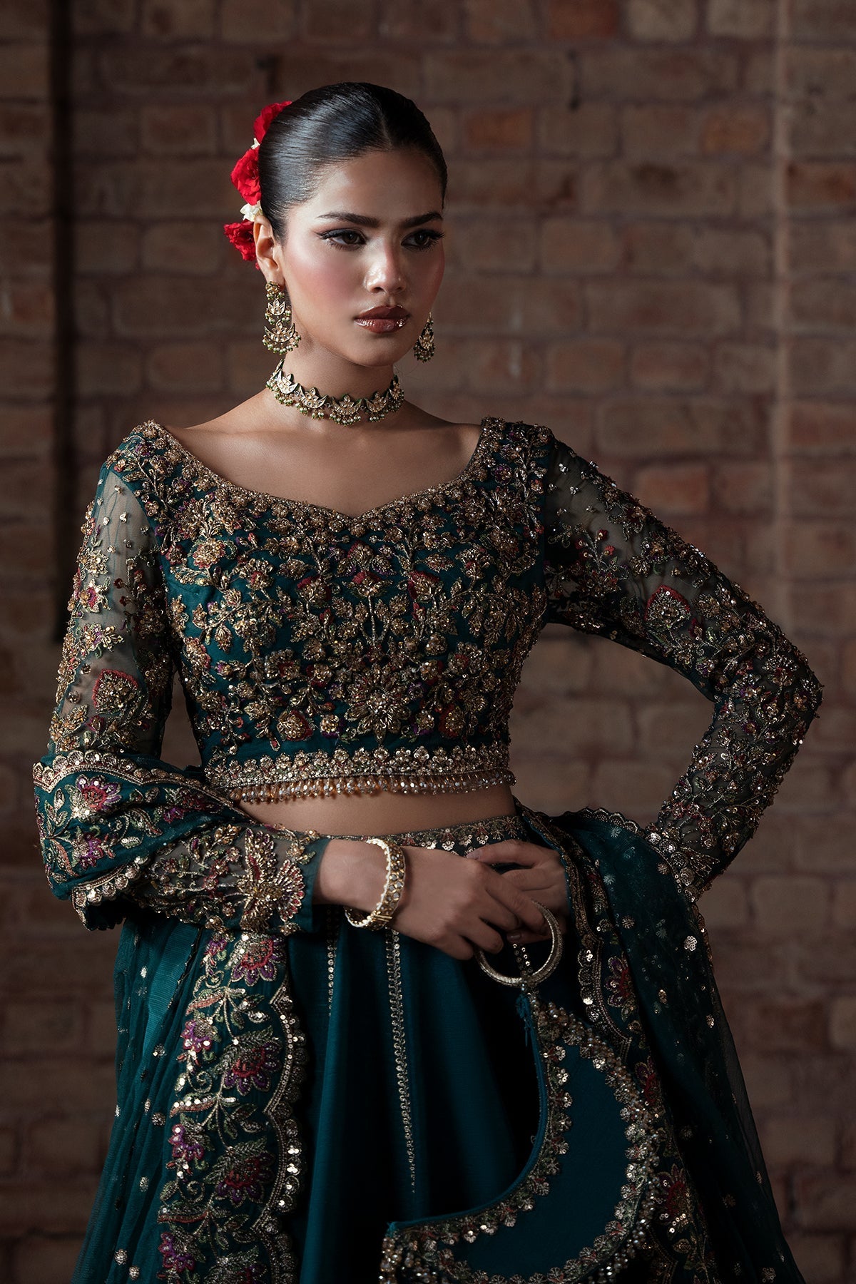 Mina Kashif | Virsa Wedding Formals | Fabiha - Wedding Dress - available at Maria Faisal in UK and USA.
