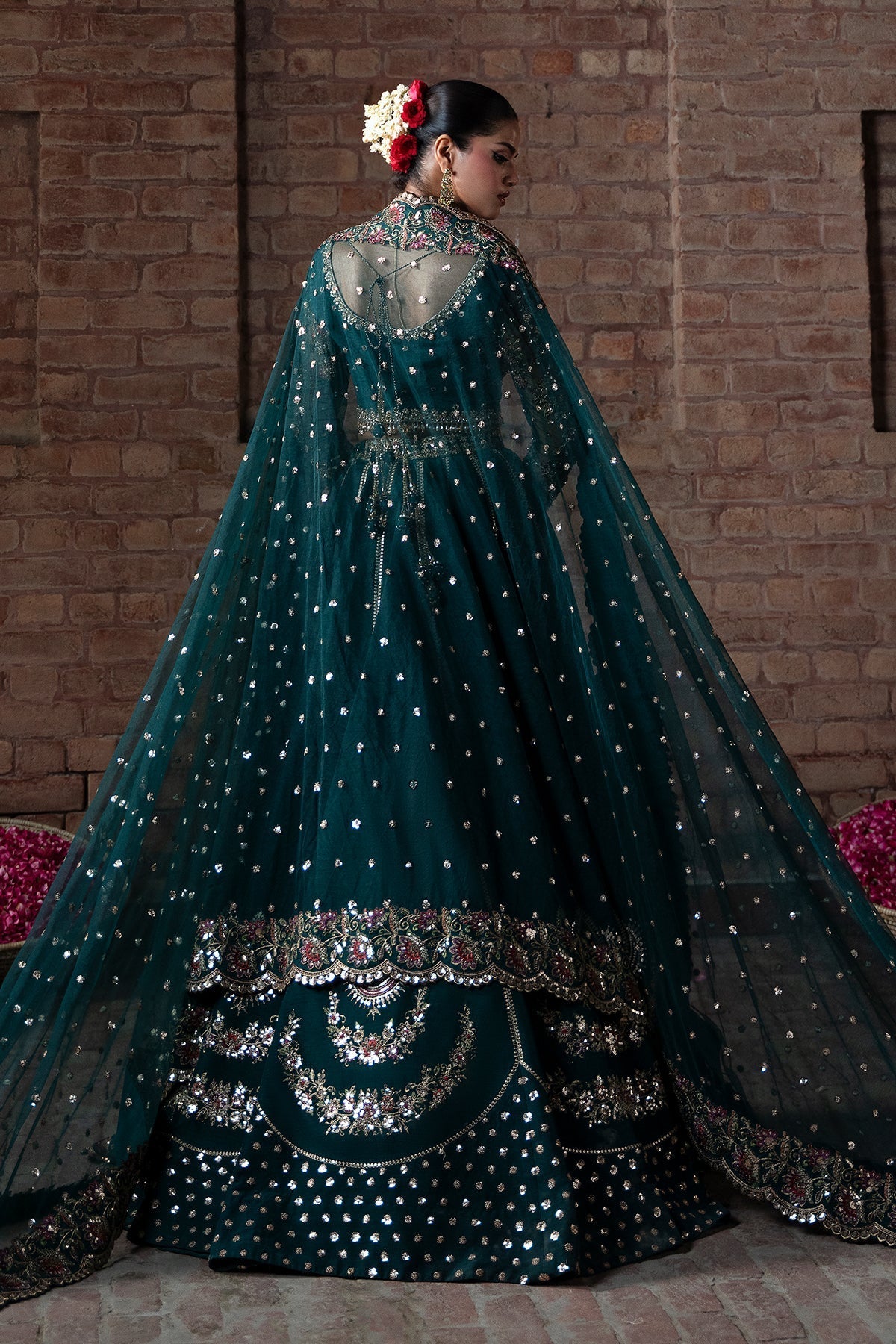 Mina Kashif | Virsa Wedding Formals | Fabiha - Wedding Dress - available at Maria Faisal in UK and USA.