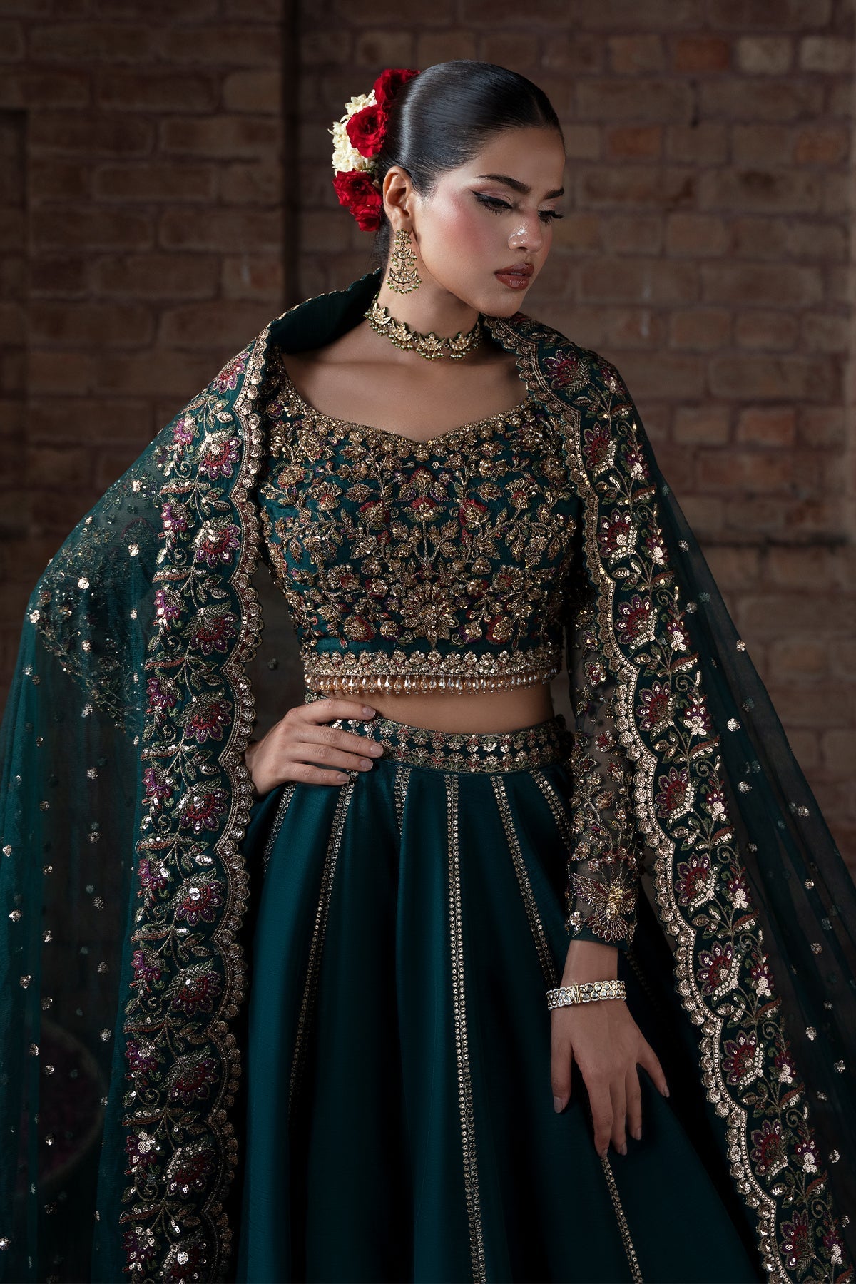 Mina Kashif | Virsa Wedding Formals | Fabiha - Wedding Dress - available at Maria Faisal in UK and USA.