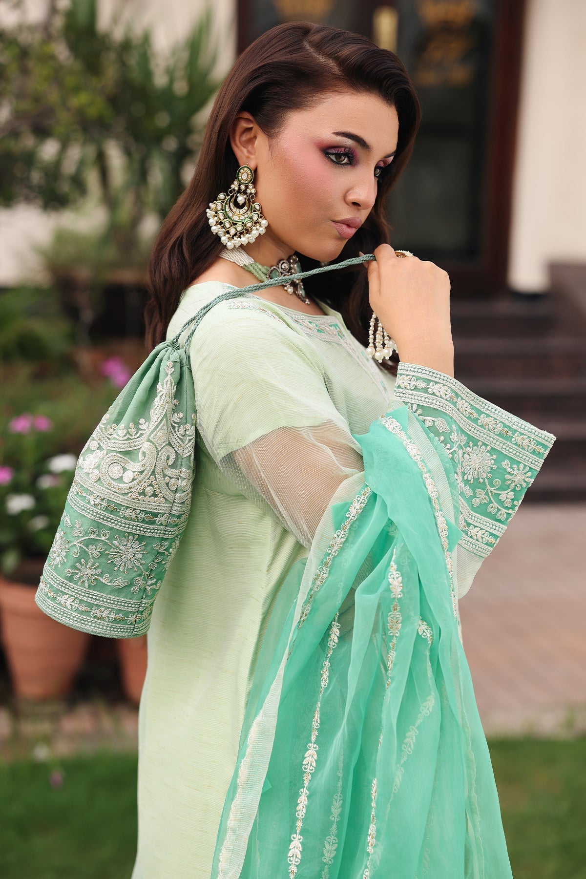 Charizma | Festive Pret  | CMA-5-234 - Dress - available at Maria Faisal in UK and USA.