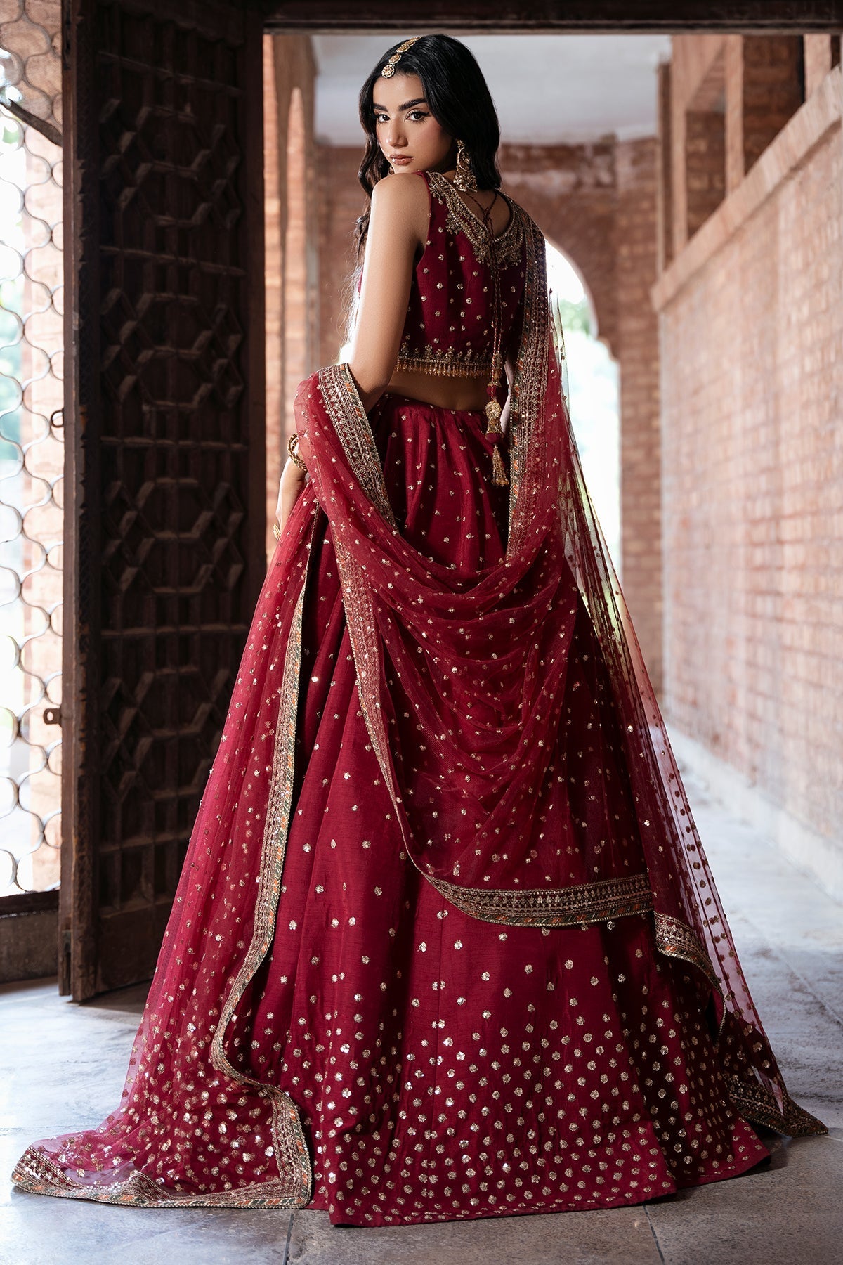 Mina Kashif | Virsa Wedding Formals | Sahiba - Wedding Dress - available at Maria Faisal in UK and USA.