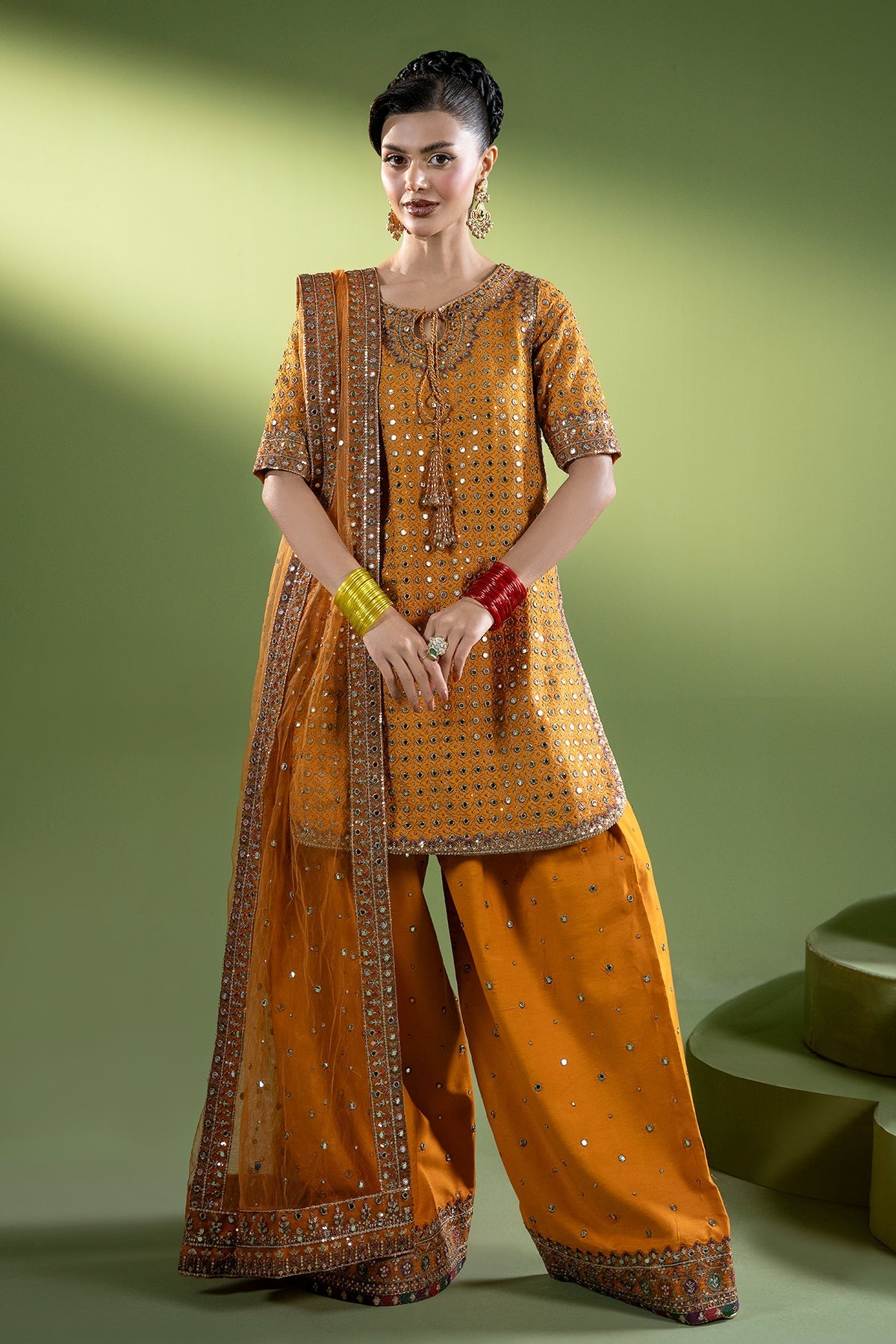 Charizma | Festive Pret  | CMA-6-260 - Dress - available at Maria Faisal in UK and USA.